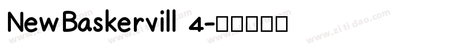 NewBaskervill 4字体转换